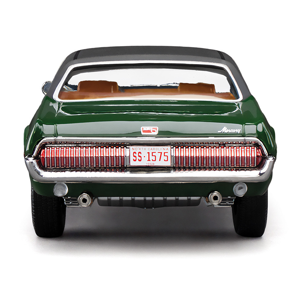 1968 Mercury Cougar XR7G Augusta Green Diecast Model Car | Sunstar