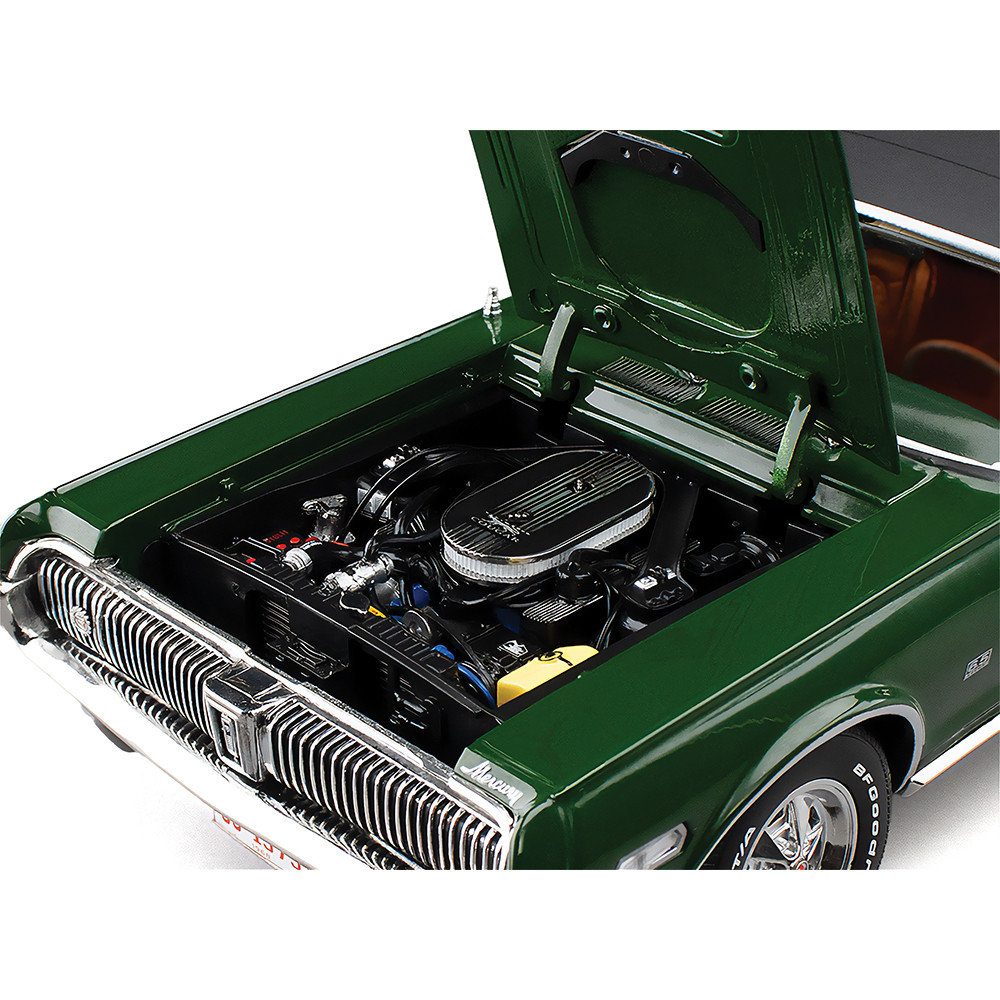 1968 Mercury Cougar XR7G Augusta Green Diecast Model Car | Sunstar