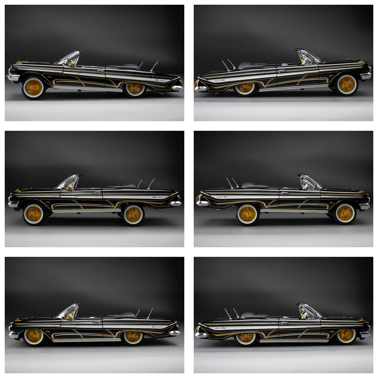 1/18 1961 インパラ　ホイールカスタム　impala lowrider 1/18 1961 インパラ ホイールカスタム impala lowrider - メルカリ