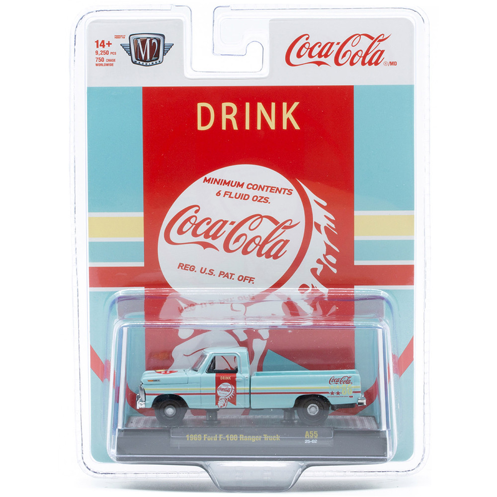 1969 Ford F-100 Ranger Coca-Cola Diecast Model Truck | M2 Machines