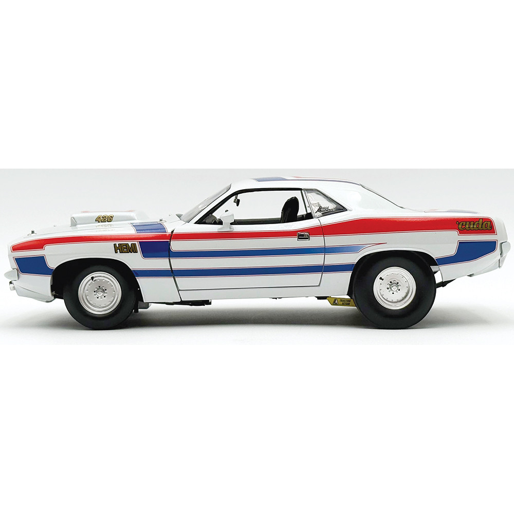 1970 Plymouth HEMI Cuda Street Machine Diecast Model Car | Acme