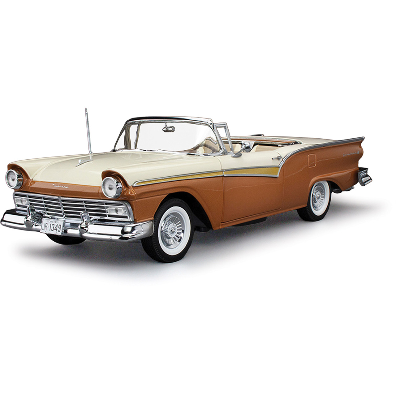 バ*ー様 1/18 FORD FAIRLANE フェアレーン1957 Sun S 1/18 Sunstar 1957 Ford Fairlane 500 Skyline (Orange Red