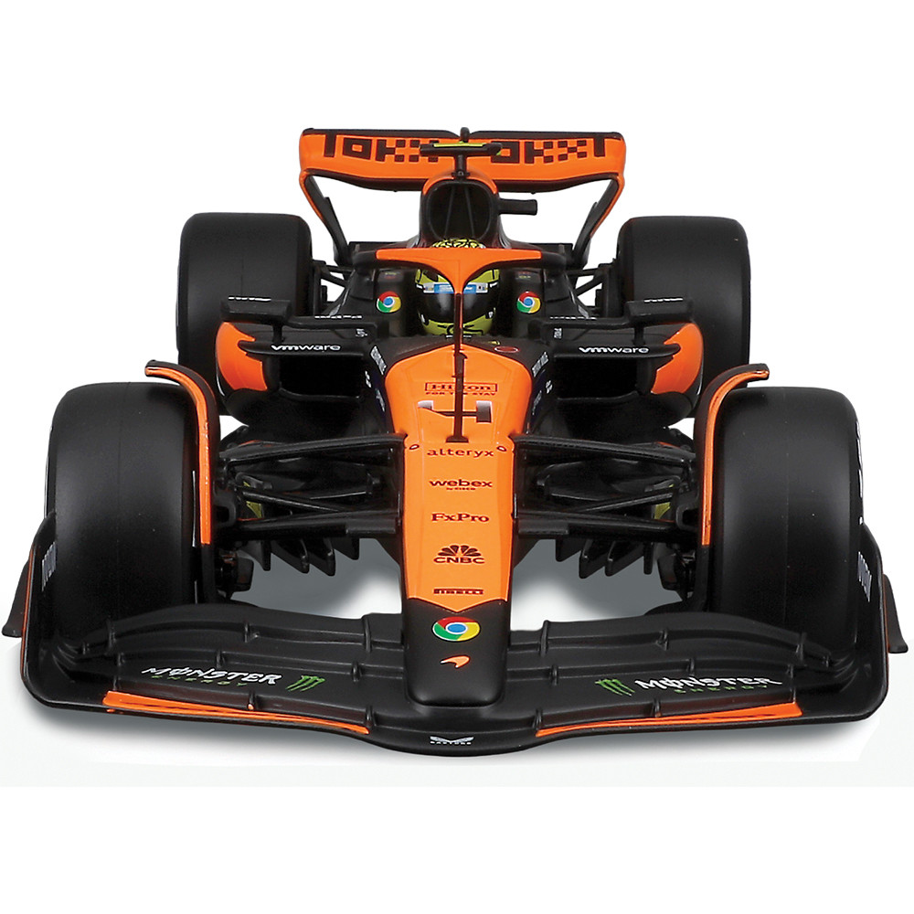 2024 McLaren F1 MCL38 w/helmet Norris #4 Diecast Model Car | Bburago