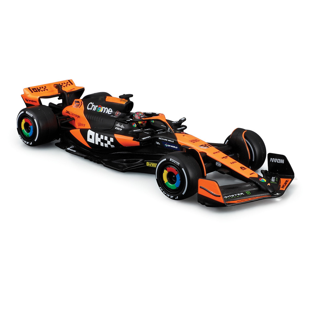 2024 McLaren F1 MCL38 w/ helmet Piastri #81 | Bburago