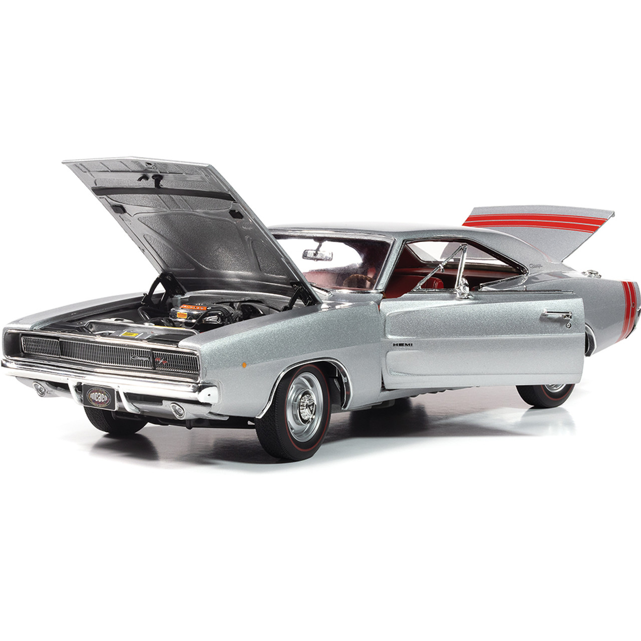 Ertlアーテル/'68 Dodgeダッジ Chargerチャージャー 1/18 ERTL 1968 Dodge Charger Keith Black 1:18 Diecast White Black