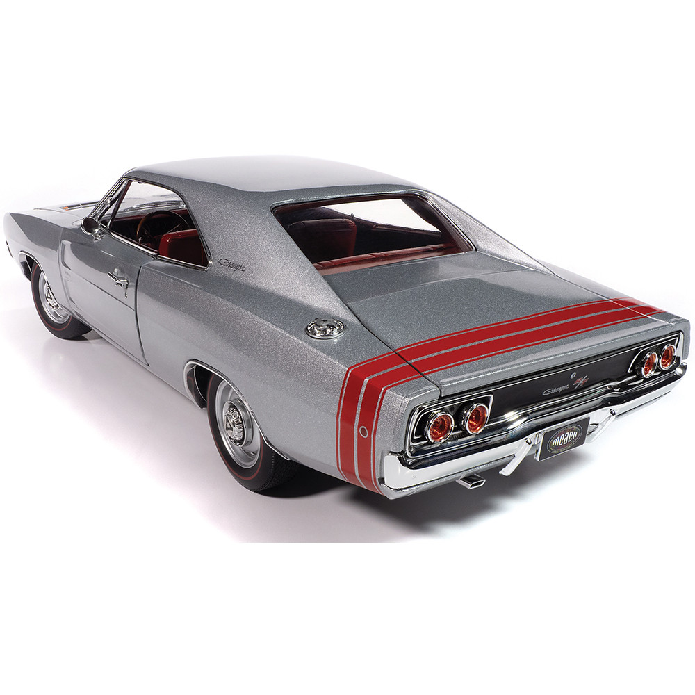 1968 Dodge Charger R/T MCACN AA1 Silver | American Muscle - Ertl