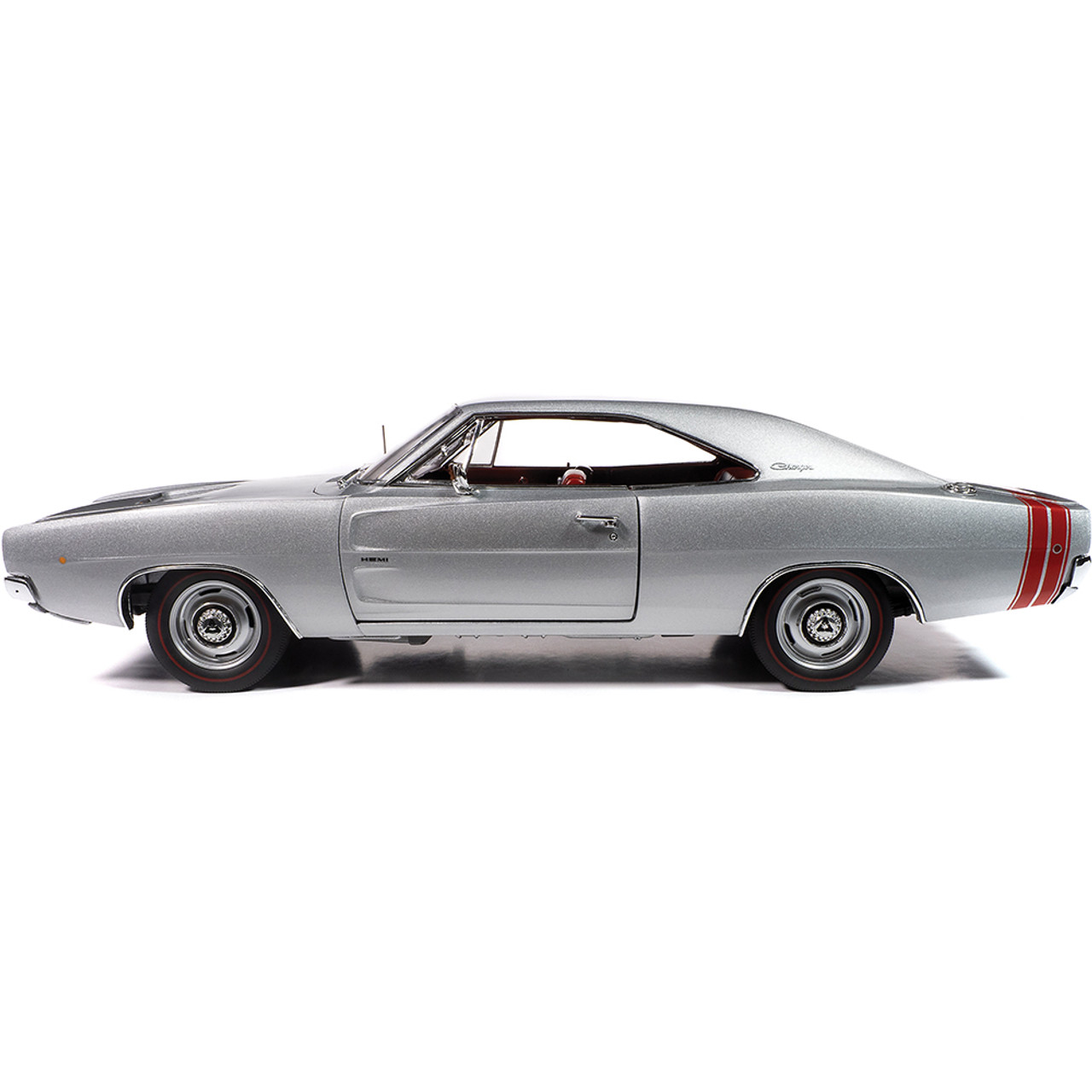 1968 Dodge Charger R/T MCACN AA1 Silver | American Muscle - Ertl