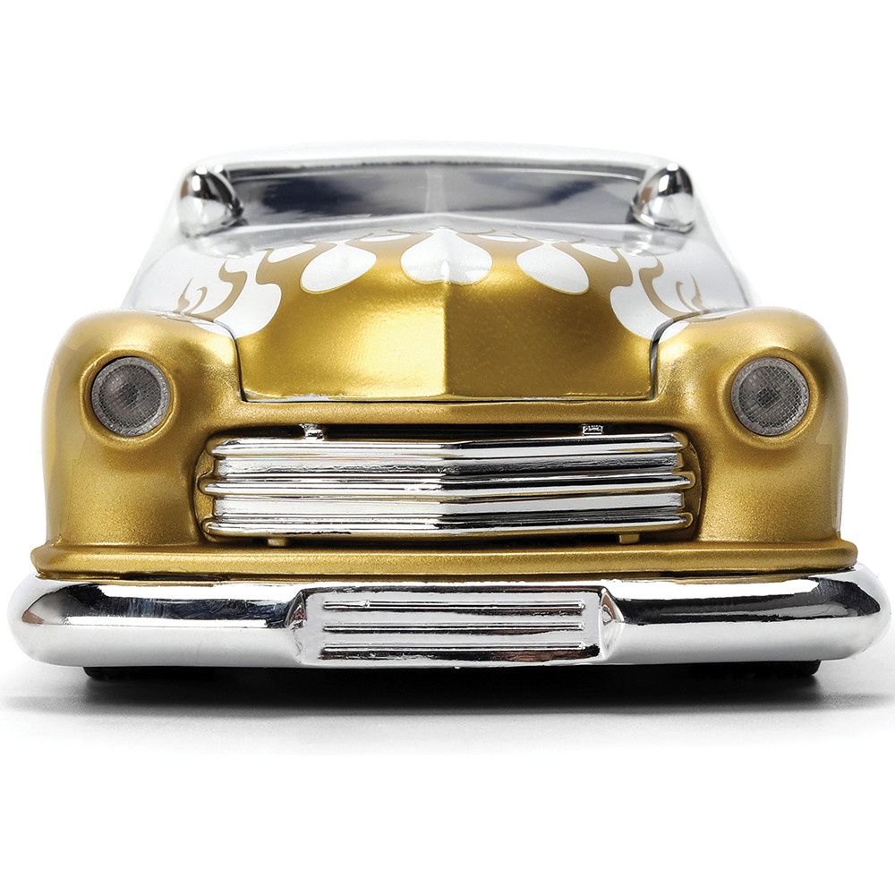 1951 Mercury White w/Gold Flames Diecast Model Car | Jada Toys
