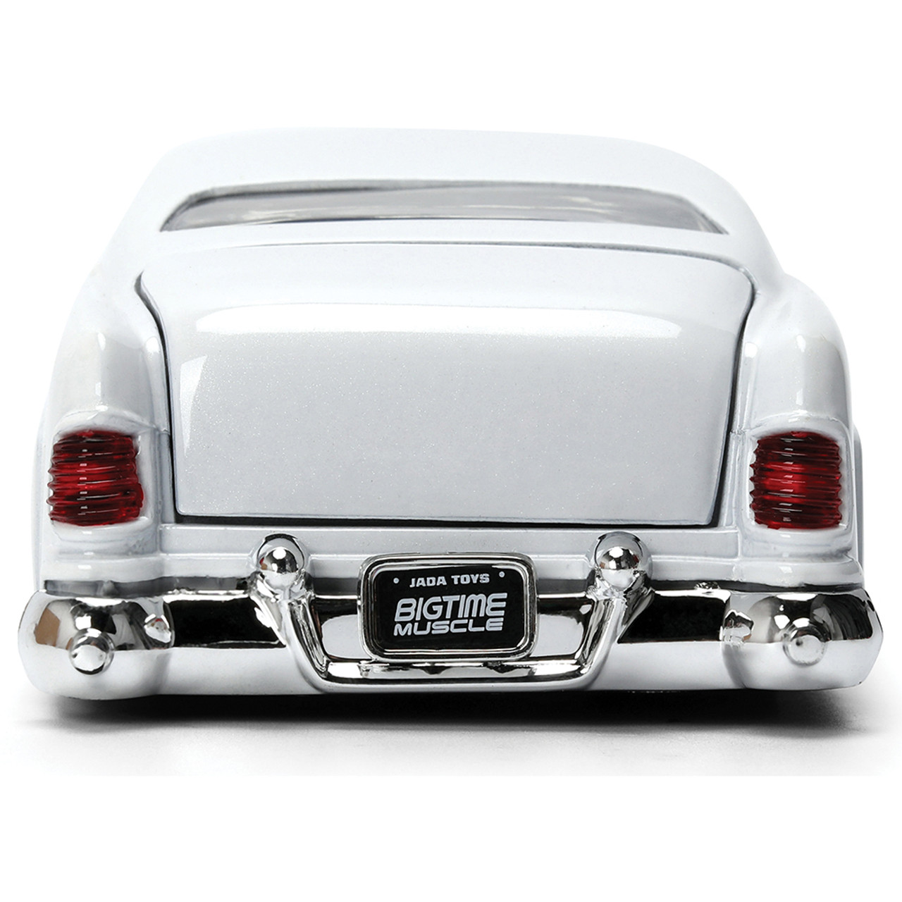 1951 Mercury White w/Gold Flames Diecast Model Car | Jada Toys