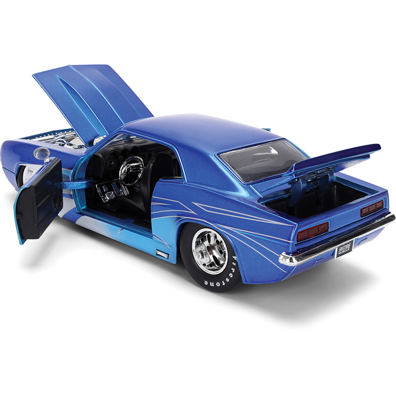 Jada 1/24 シェビー カマロ 1969 Chevy Camaro アメ車 Amazon.com: Jada Toys Bigtime Muscle 1:24 1969 Chevy Camaro