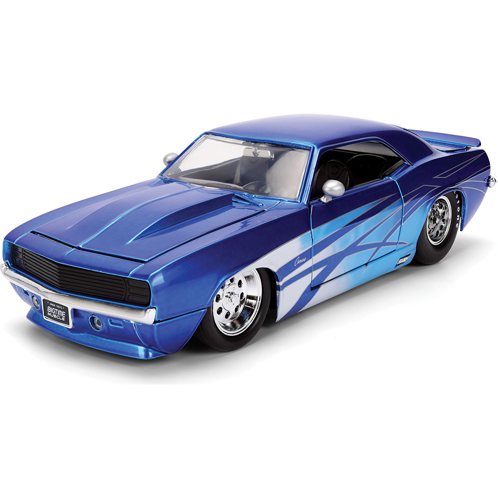 1969 Chevy Camaro Blue Diecast Model Car | Jada Toys