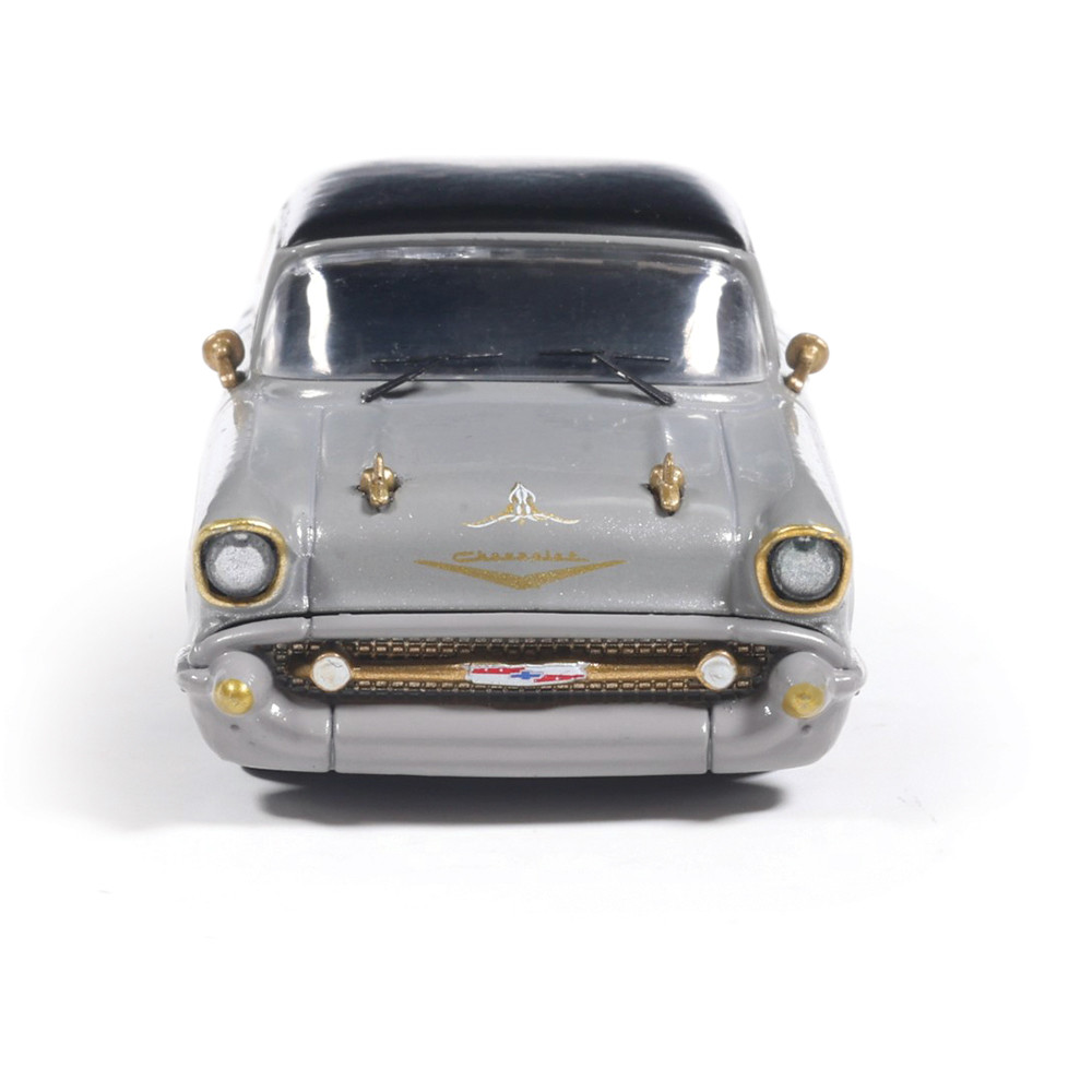 1957 Chevrolet Bel Air Lowrider Gray Diecast Model Car | IXO Models