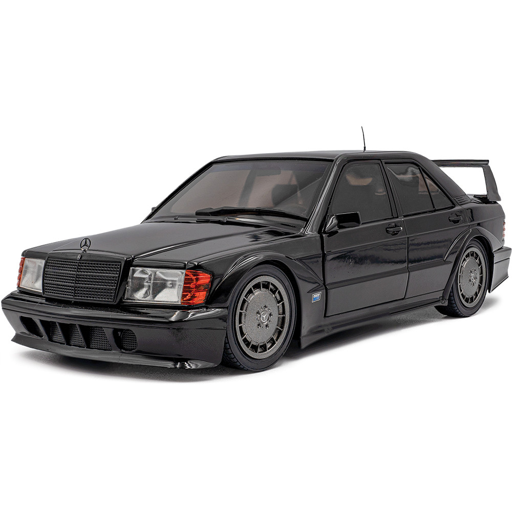 1/18 メルセデスベンツ 190 W201 Evo2 ソリドワークス 1990 1990 Mercedes-Benz 190 (W201) Evo II Solido Works Black | Solido
