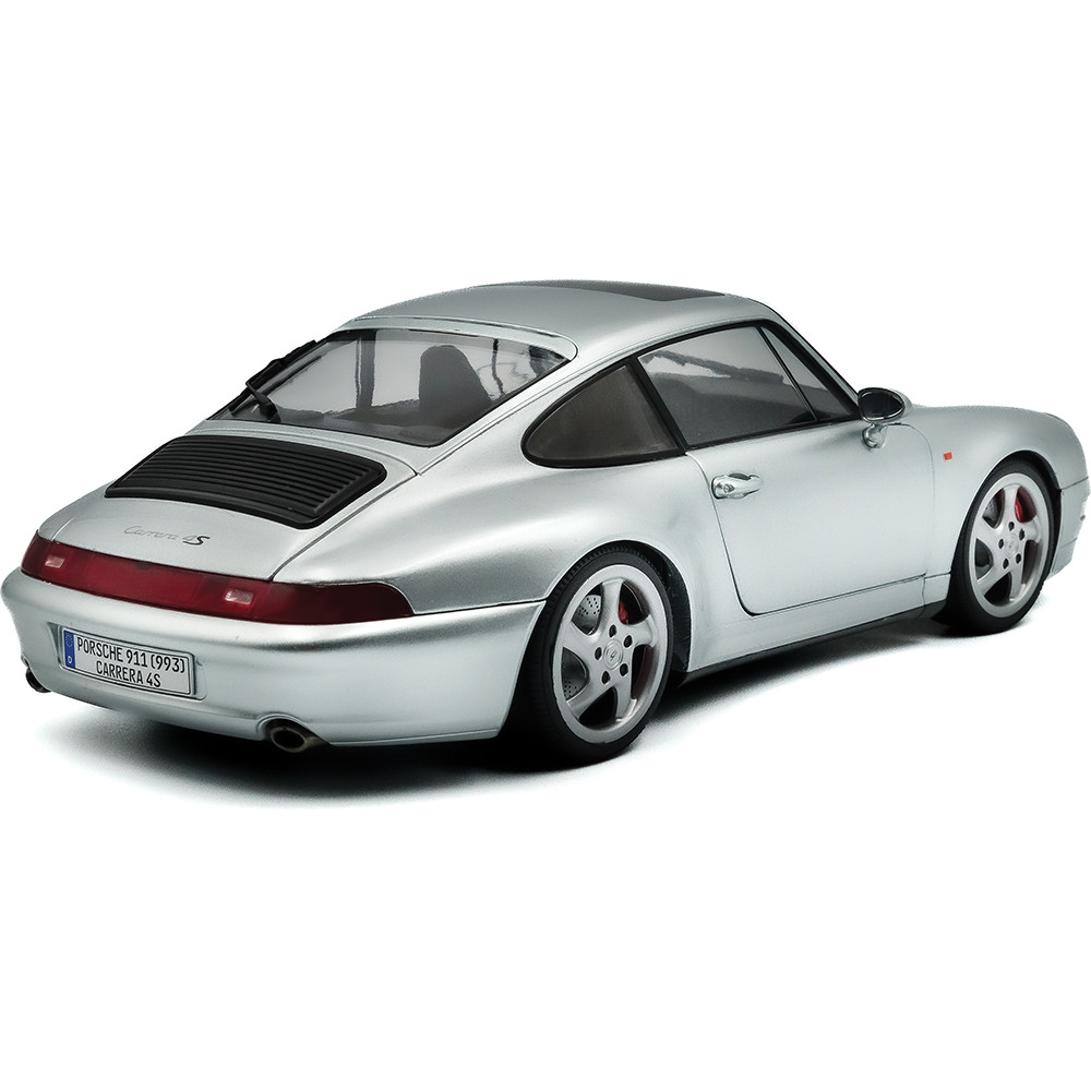 1996 Porsche 911 (993) 4S Polar Silver Diecast Model Car | Solido