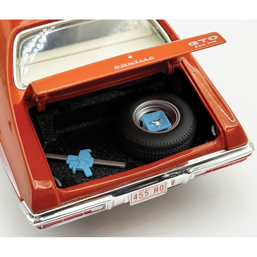 1972 Pontiac GTO Le Mans Sundance Orange Diecast Model Car | Acme