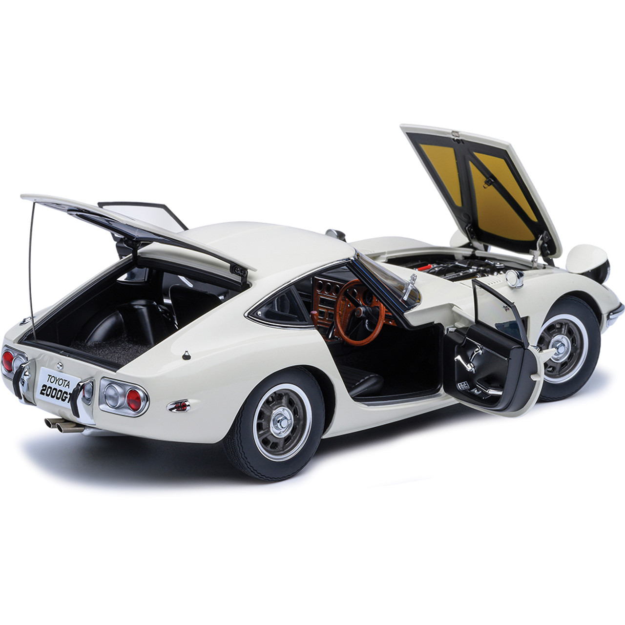 ミニカー TOYOTA 2000GT AUTOart 1/18 AUTOart Toyota 2000 GT 2000GT (White with Wire Spoke