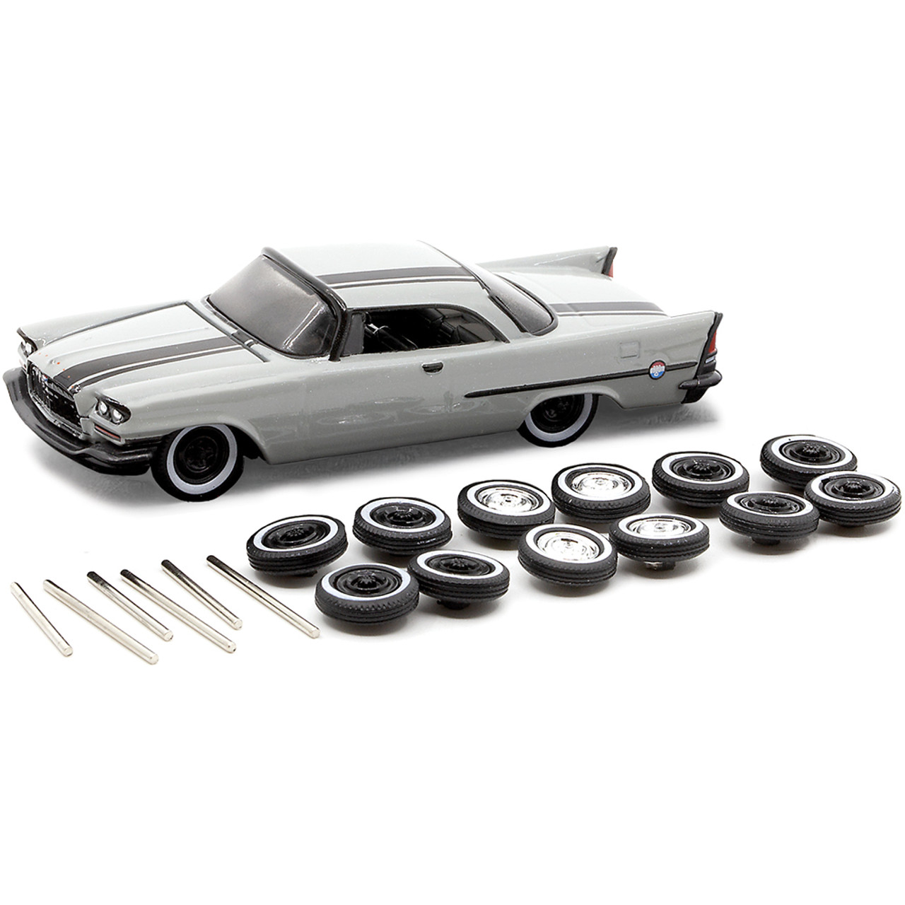 1957 Chrysler 300C Gray Diecast Model Car | M2 Machines