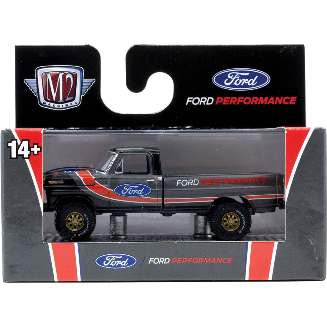 1972 Ford F-250 Custom 4X4 Gray Diecast Model Truck | M2