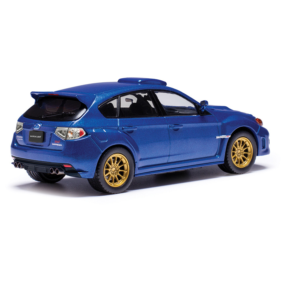 2009 Subaru Impreza WRX STI Blue Diecast Model Car | IXO Models