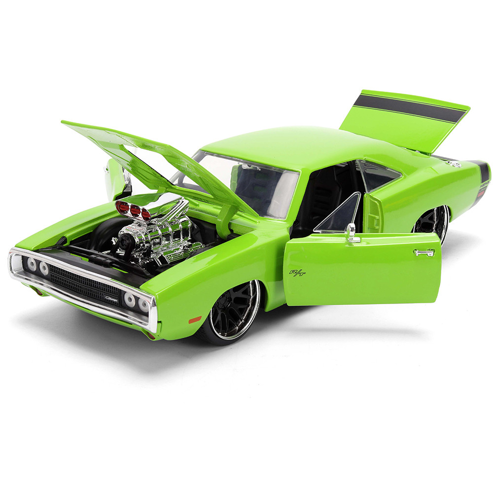 1970 Dodge Charger R/T Lime Diecast Model Car | Jada Toys