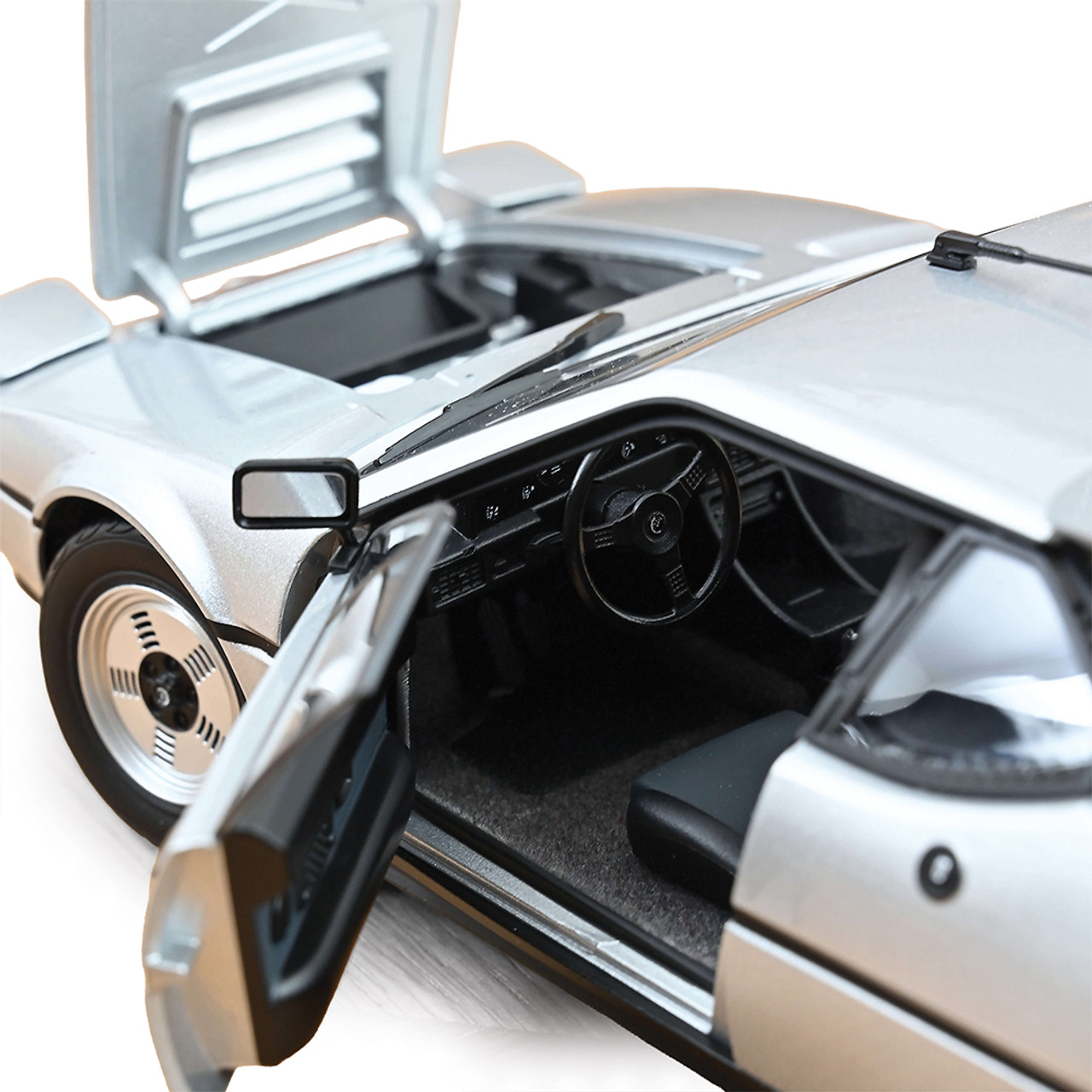 1980 BMW M1 Silver Metallic Diecast Model Car | Norev