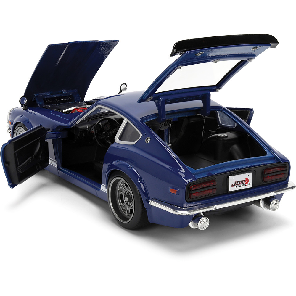 1972 Datsun 240Z Blue JDM Diecast Model Car | Jada Toys