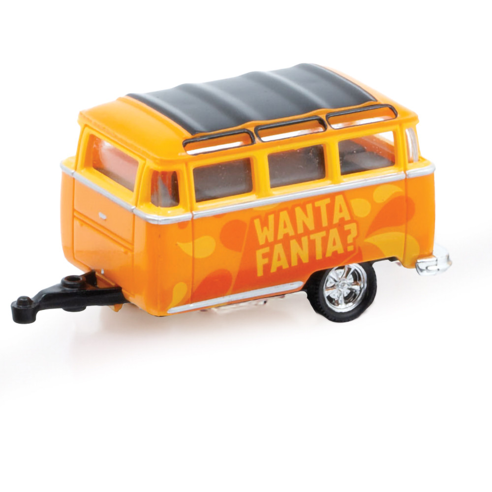 1960 VW Double Cab Truck with 1960 VW 15-Window Bus Fanta