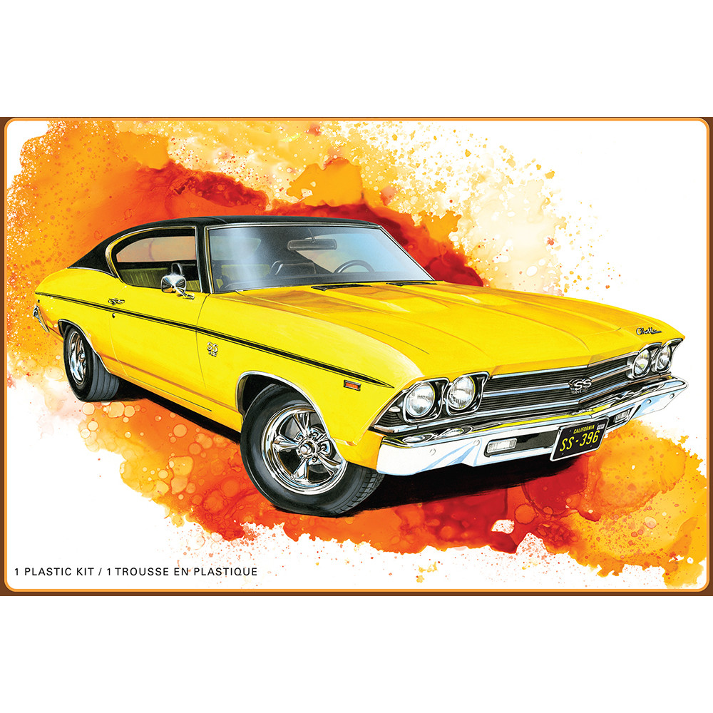 1969 Chevy Chevelle SS 396 Hardtop Plastic Model Kit | AMT