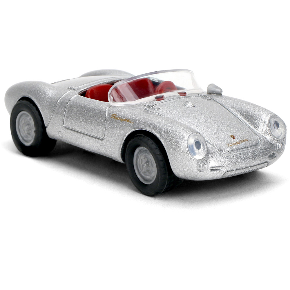 1955 Porsche 550 Spyder Silver Diecast Model Car | Majorette