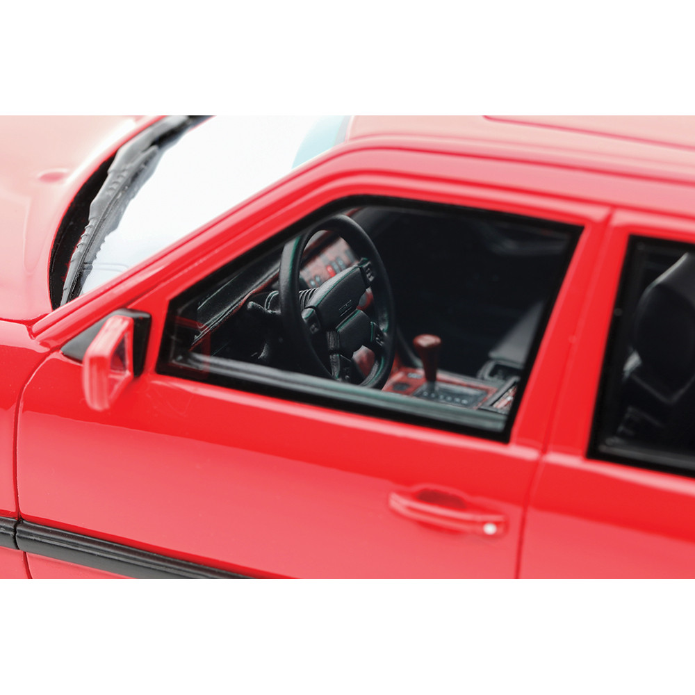 1987 Mercedes 300E AMG 6.0 Red Cast Resin Model Car | Ottomobile