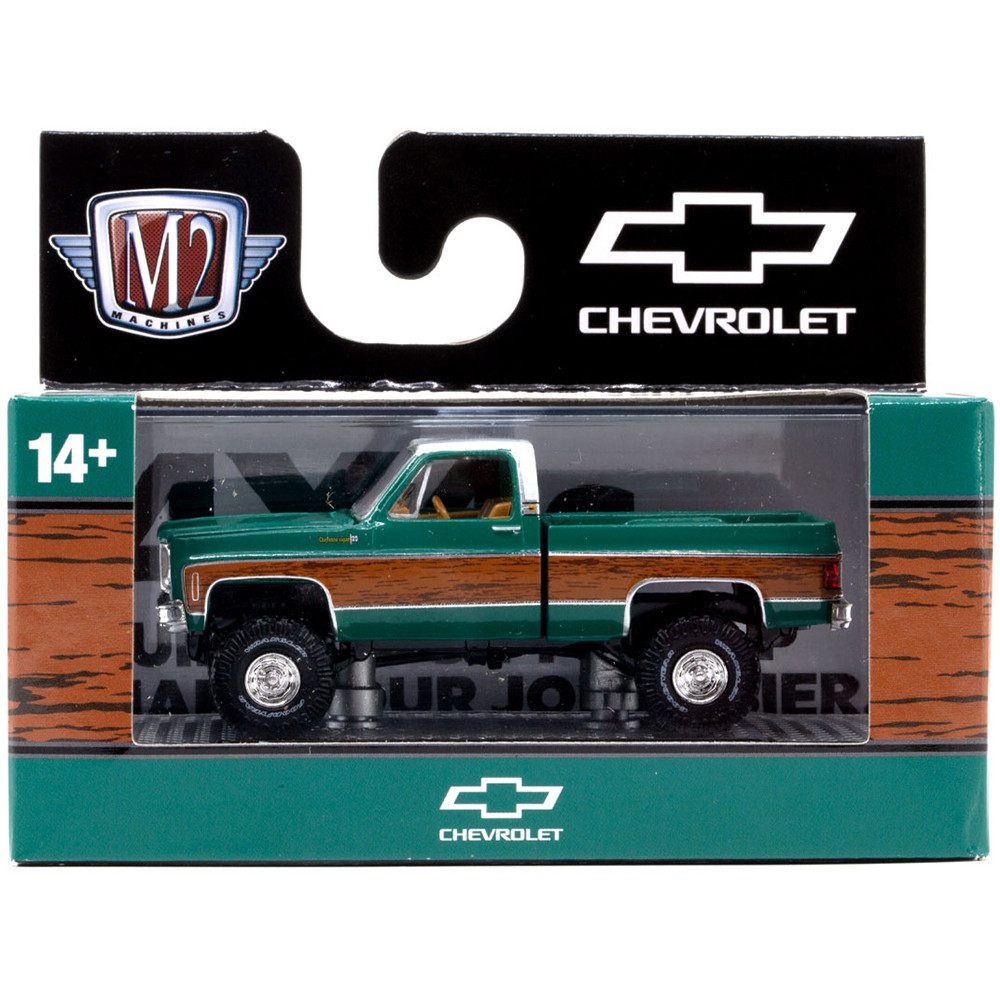 1973 Chevrolet Cheyenne Super 20 4X4 Green | M2 Machines