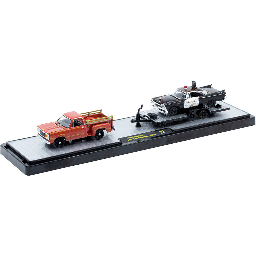 M2マシーン トゥルー・スピリット & ダッジ・コロネット・ポリスカー D500 1978 Dodge True Spirit & 1957 Dodge Coronet Police Car D500
