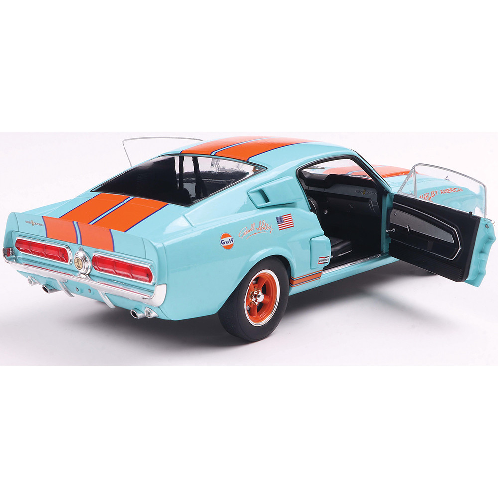 自動車 AUTOart 1967 Shelby Mustang GT500 1/18 Blue w/ White Stripes Shelby Mustang GT500 1967 AUTOart 72907