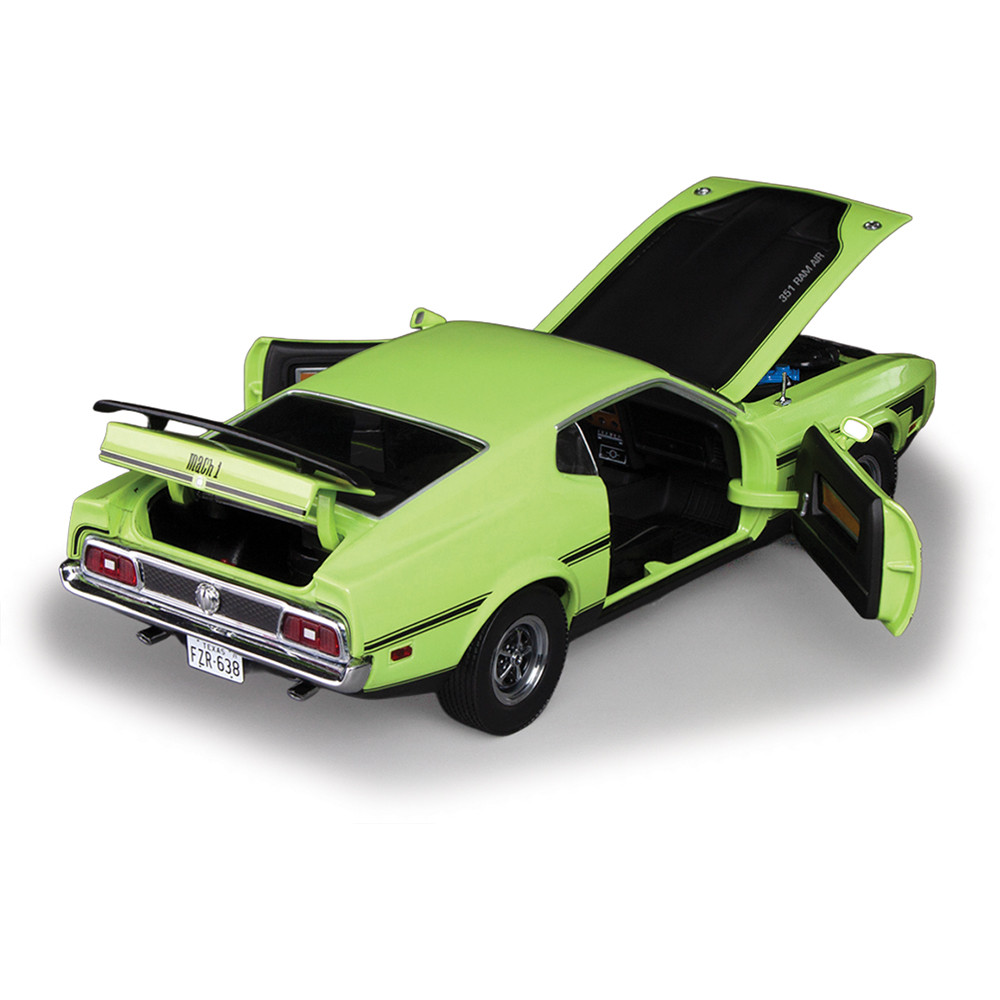 1971 Ford Mustang MACH 1 Grabber Lime Diecast Model Car | Sunstar