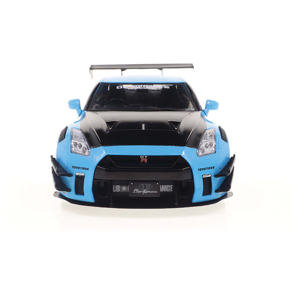 ミニカー Libert WalkLB+Works NissanGT-R CandyBlue Flash Feature: MINI GT Liberty Walk Nissan GTR In Candy Blue - YouTube