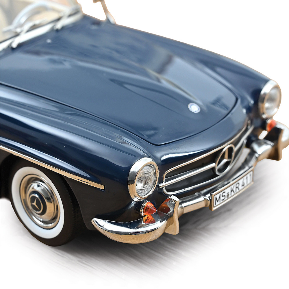 ミニカー Mercedes Benz 190 SL 1955 Mercedes 190 Sl Cabriolet Red 1/18 Diecast Model Car By