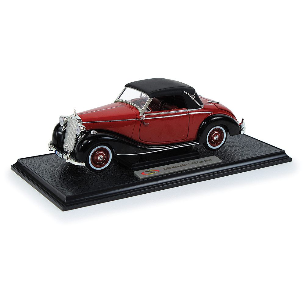 1950 Mercedes 170S Burgundy Diecast Model Car | Signature Models