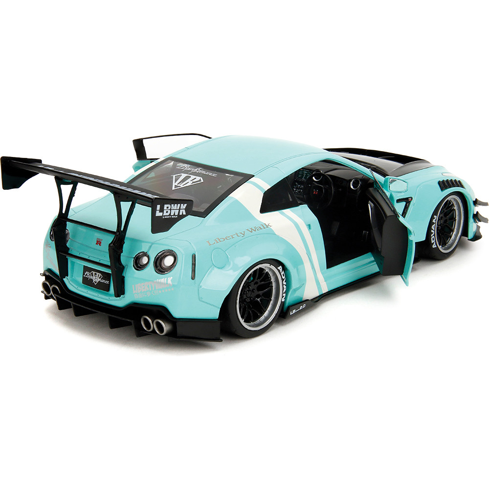 2020 Liberty Walk Nissan GT-R (R35) Type 2 Teal | Pink Slips