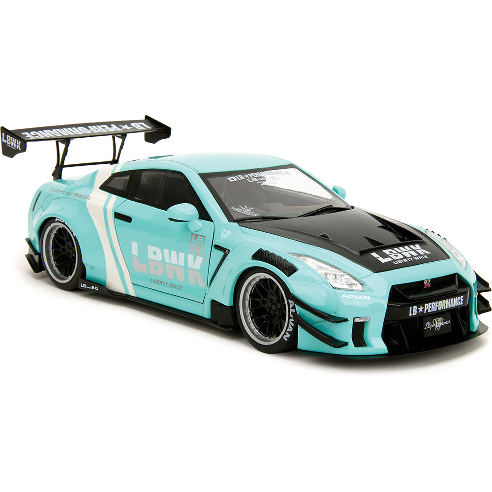 2020 Liberty Walk Nissan GT-R (R35) Type 2 Teal | Pink Slips