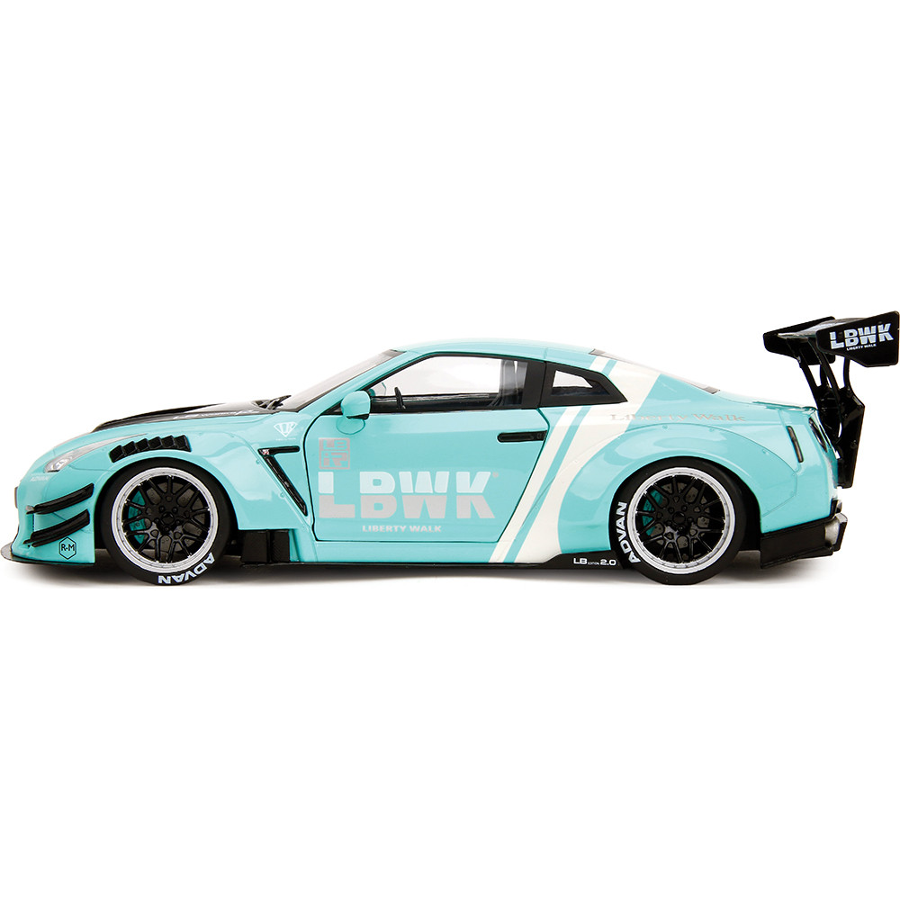2020 Liberty Walk Nissan GT-R (R35) Type 2 Teal | Pink Slips