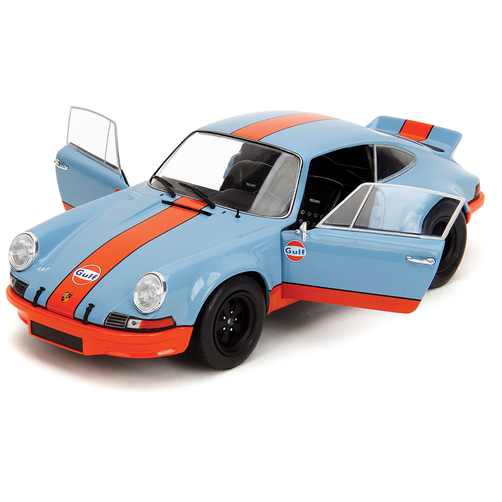 1973 Porsche 911 RSR Gulf Oil Diecast Model Car | Pink Slips