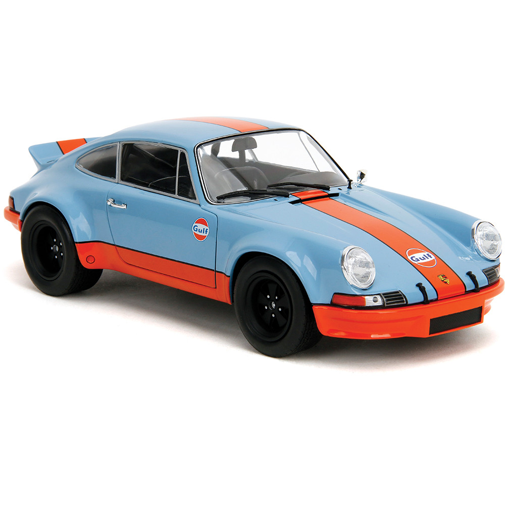 1973 Porsche 911 RSR Gulf Oil Diecast Model Car | Pink Slips