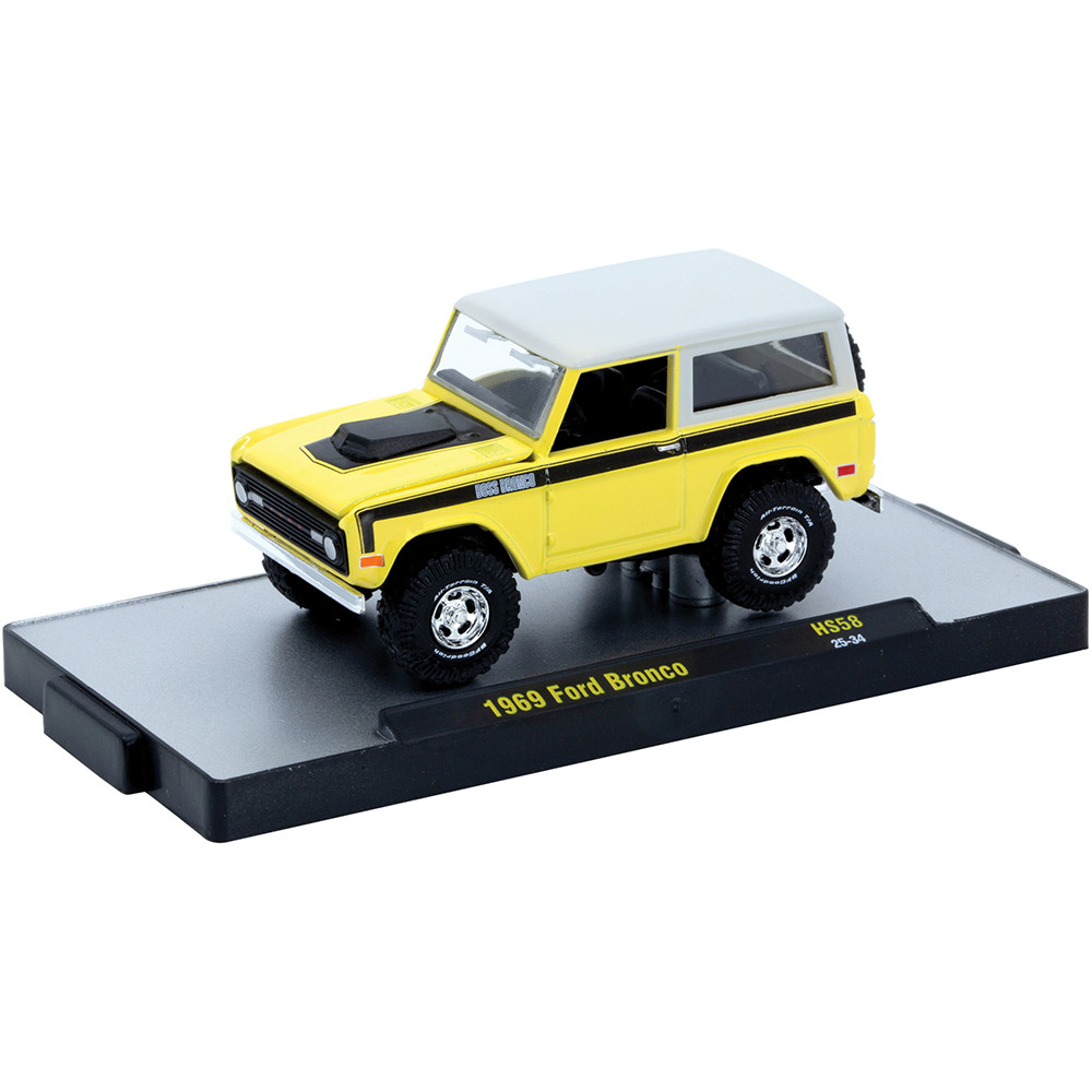 1969 Ford Bronco Boss Bronco Diecast Model Truck | M2 Machines