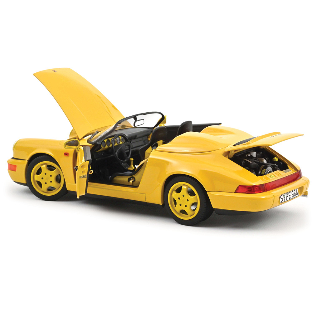 1993 Porsche 911 Speedster Speed Yellow Diecast Model Car | Norev