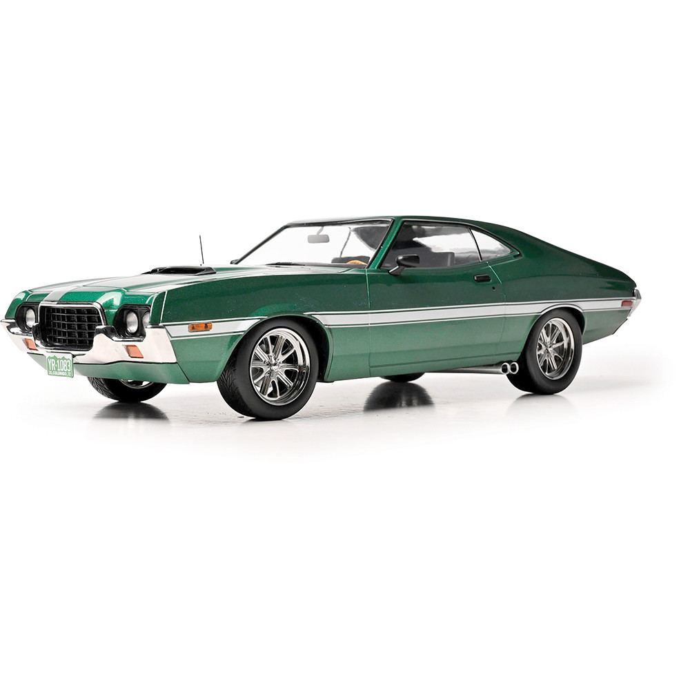 1972 Ford Gran Torino Sport 2-Door Custom Metallic Green | IXO Models