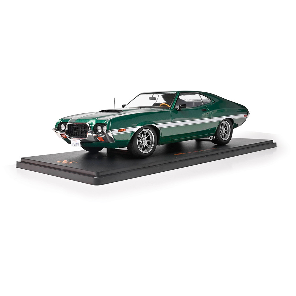 1972 Ford Gran Torino Sport 2-Door Custom Metallic Green | IXO Models