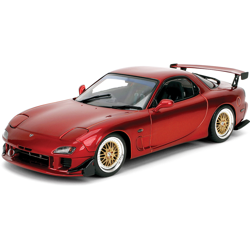 Mazda RX-7 FD Candy Red Diecast Model Car | Pink Slips