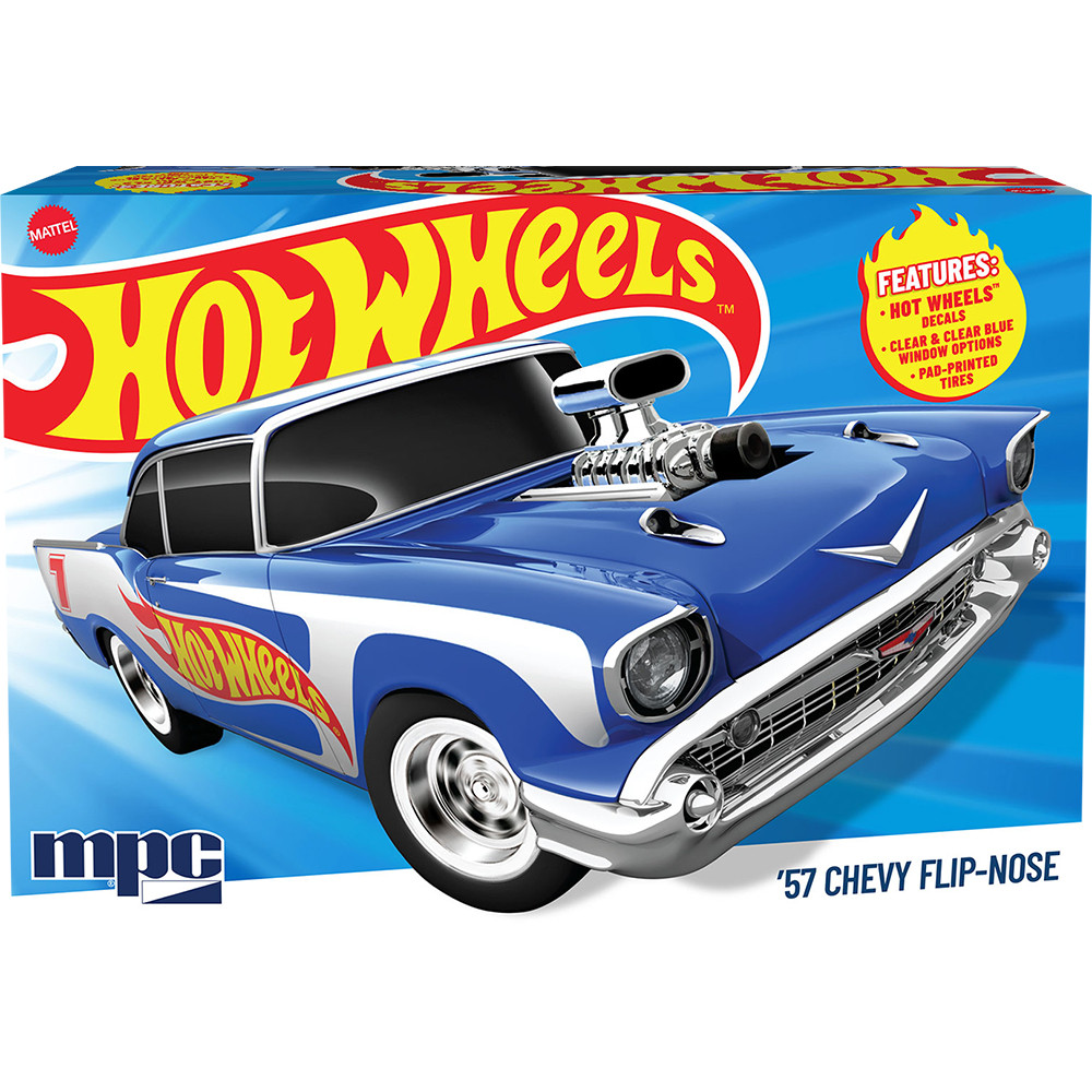 1957 Chevy Sedan Flip Nose (Hot Wheels) Model Kit | MPC Models