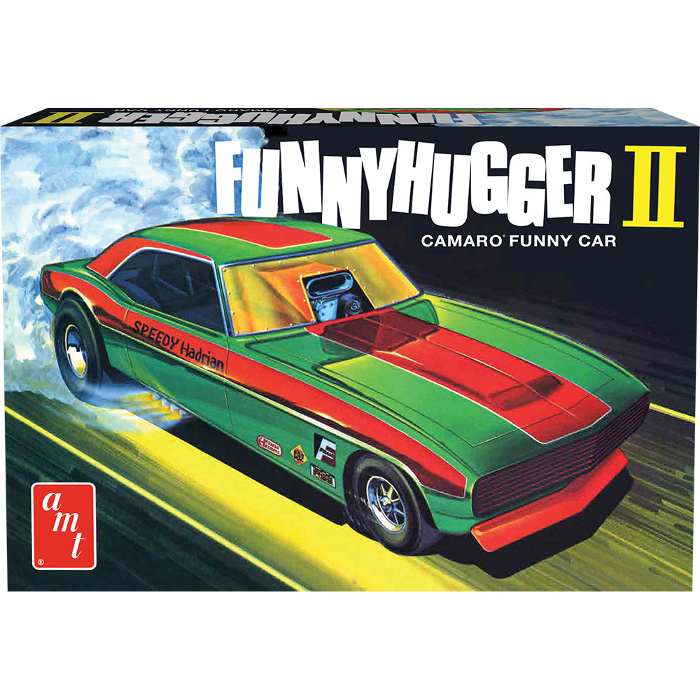 Funny Hugger II Chevy Camaro Funny Car Model Kit | AMT