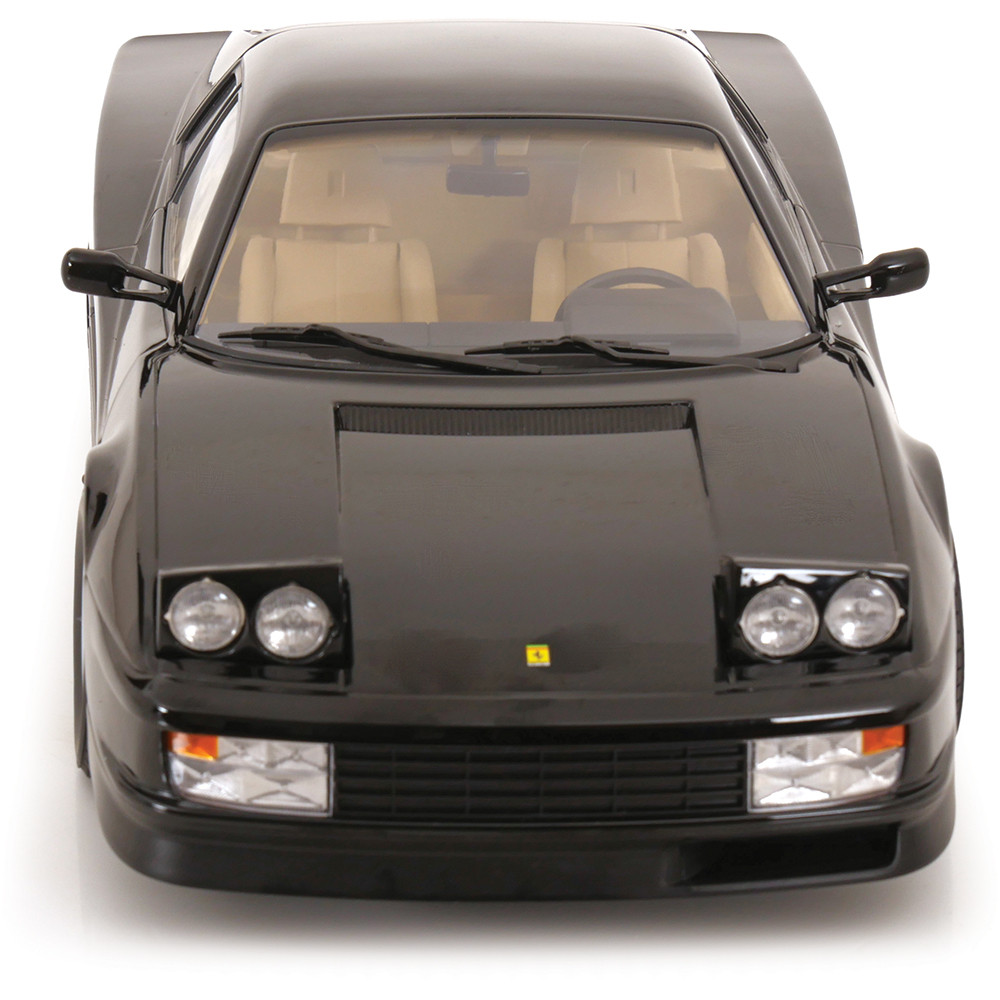 1986 Ferrari Testarossa Black Diecast Model Car | KK Scale